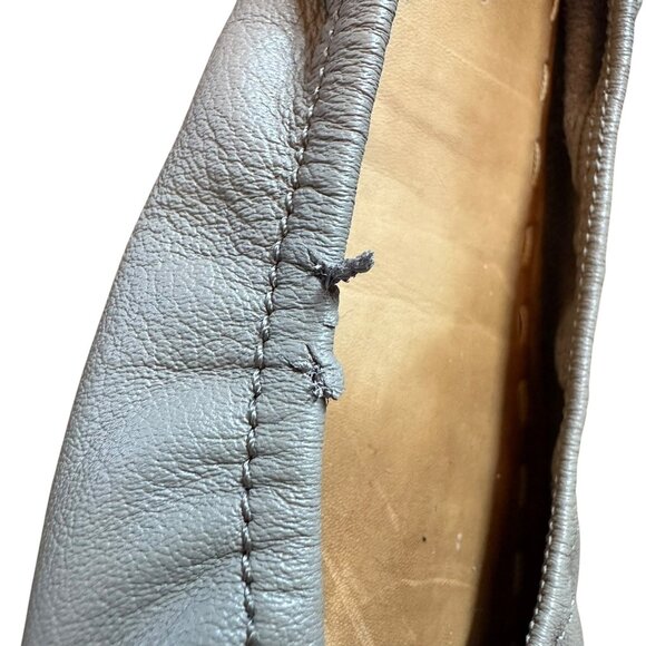 Tieks Taupe Leather Flats Classic Ballet Women's Size 8 AS-IS - Picture 9 of 9